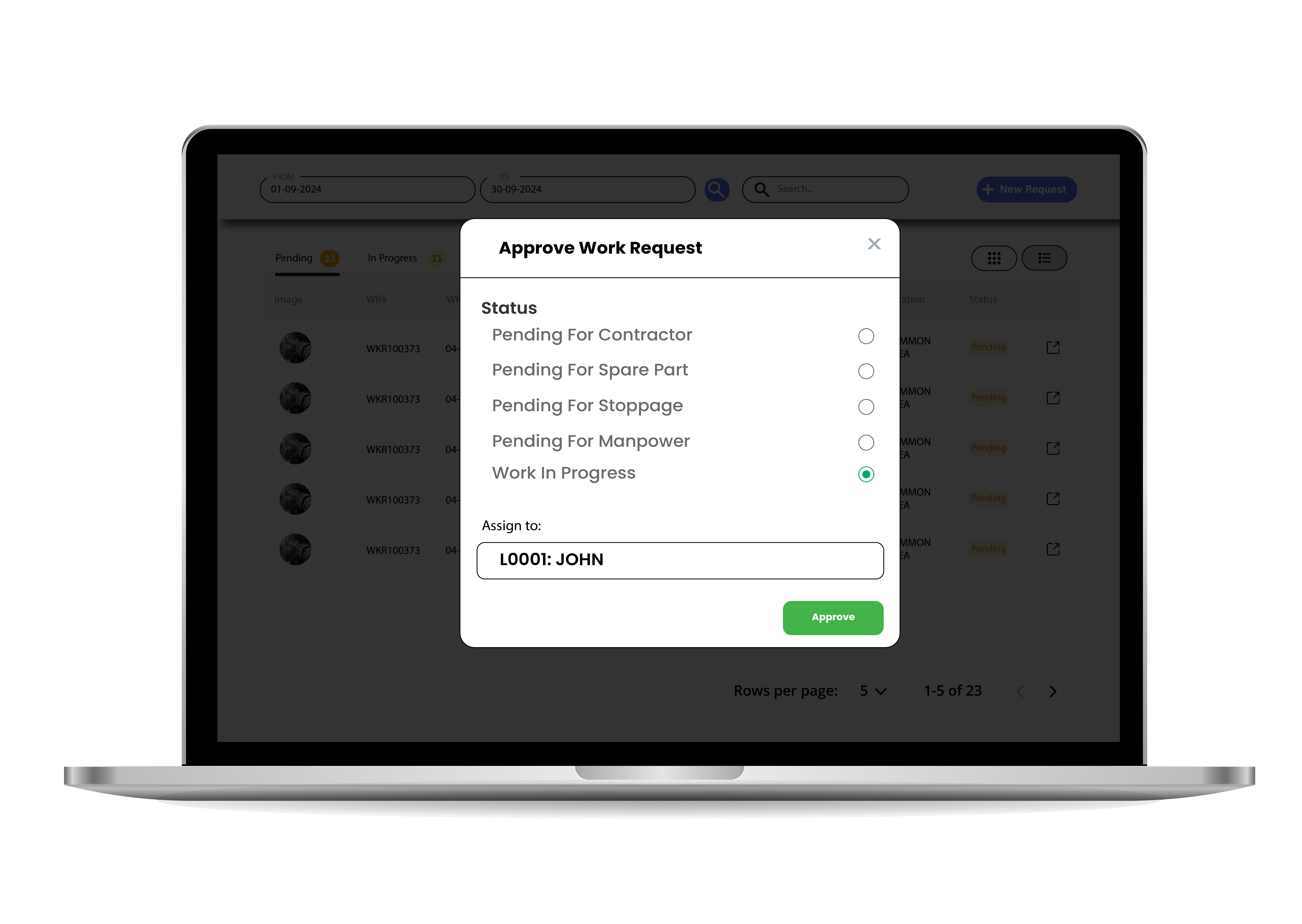 Work Order Generation Image